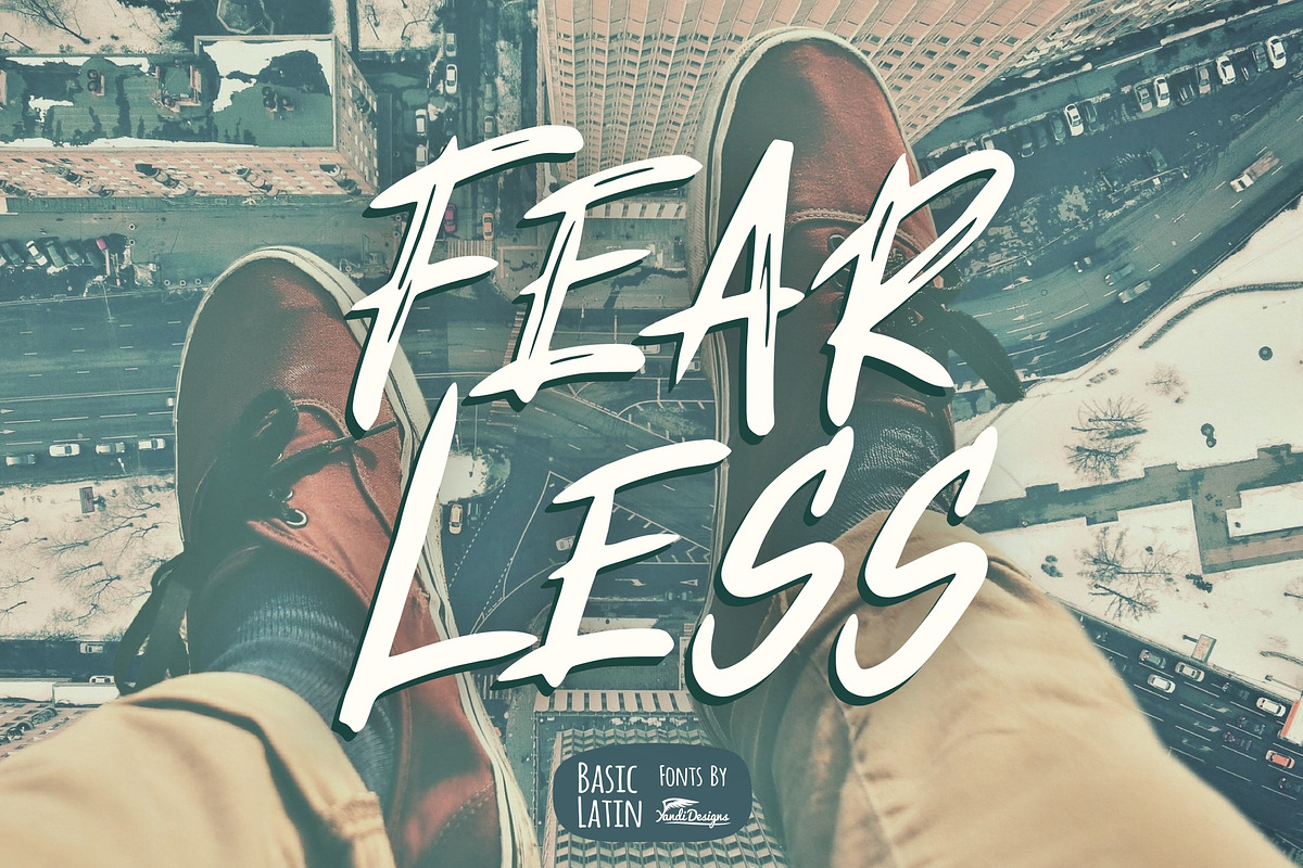 Fear Less Font in Display Fonts - product preview 8