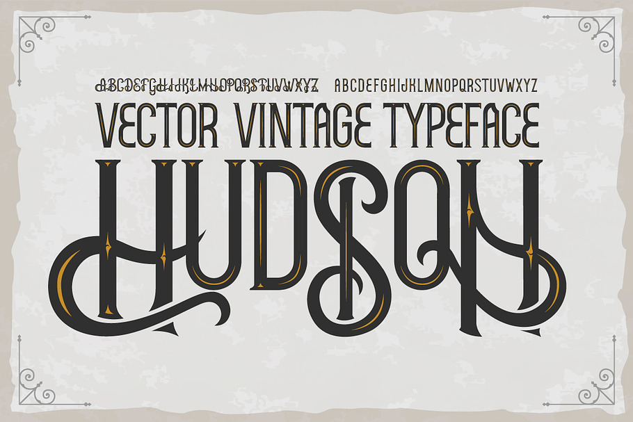 Hudson OTF vintage label font. in Display Fonts - product preview 8