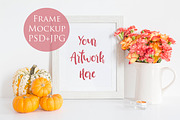 Frame Mockup - Portrait - pumpkin