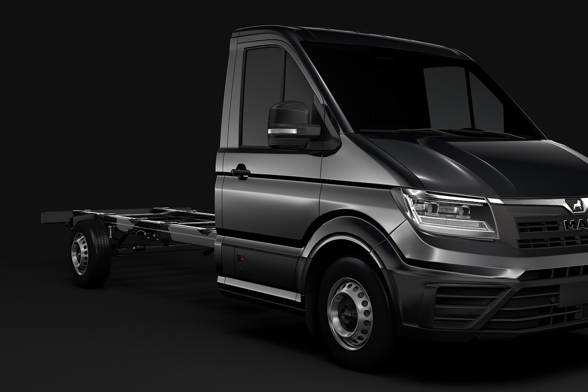 MAN TGE Chassi SingleCab L2 2017 in Vehicles - product preview 8