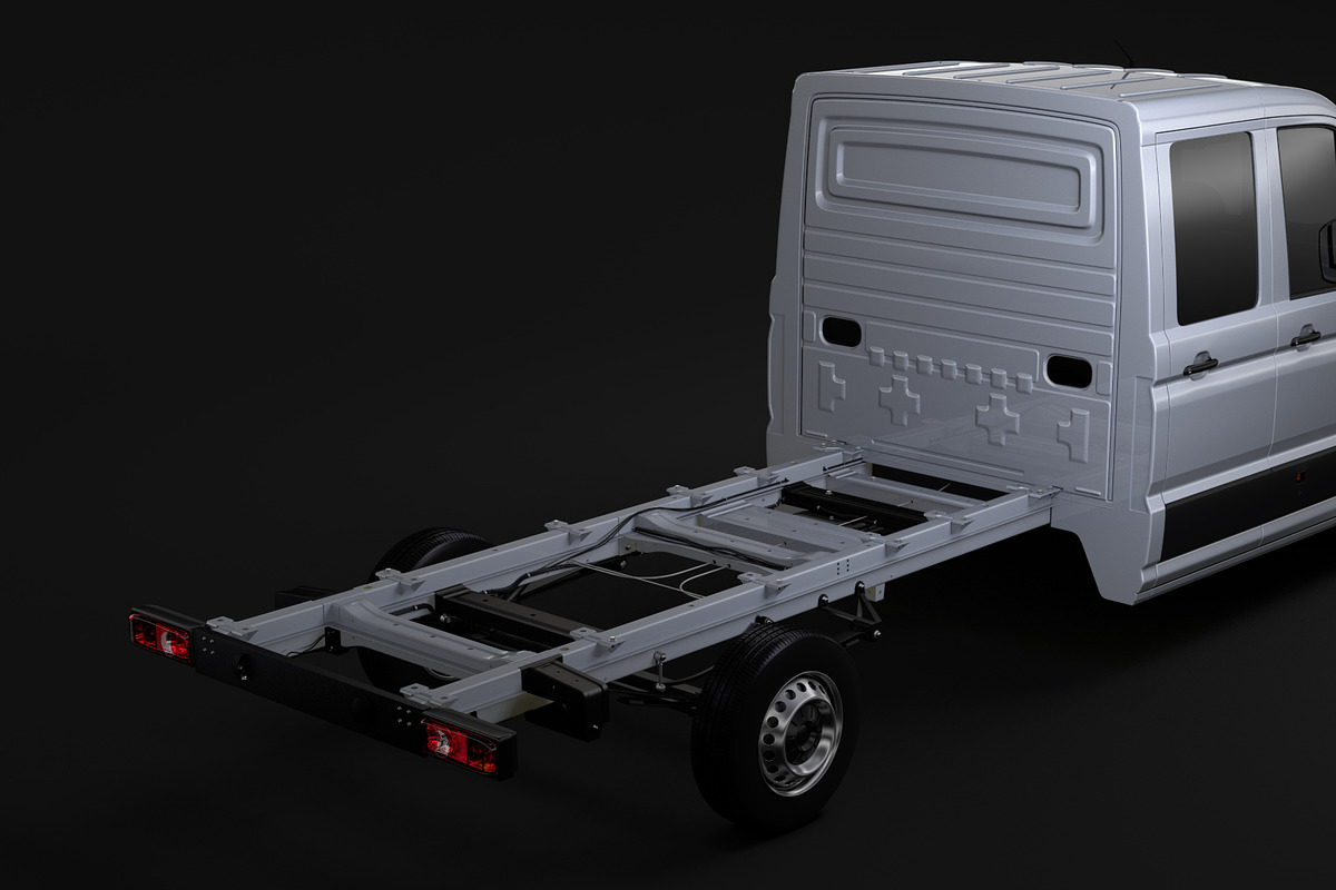 WV Crafter Chassi DoubleCab L2 2017 in Vehicles - product preview 8