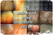 25 medium sized grunge textures 1
