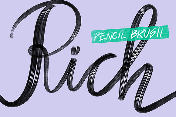 "Skid" Procreate lettering brushes in Photoshop Brushes - product preview 9