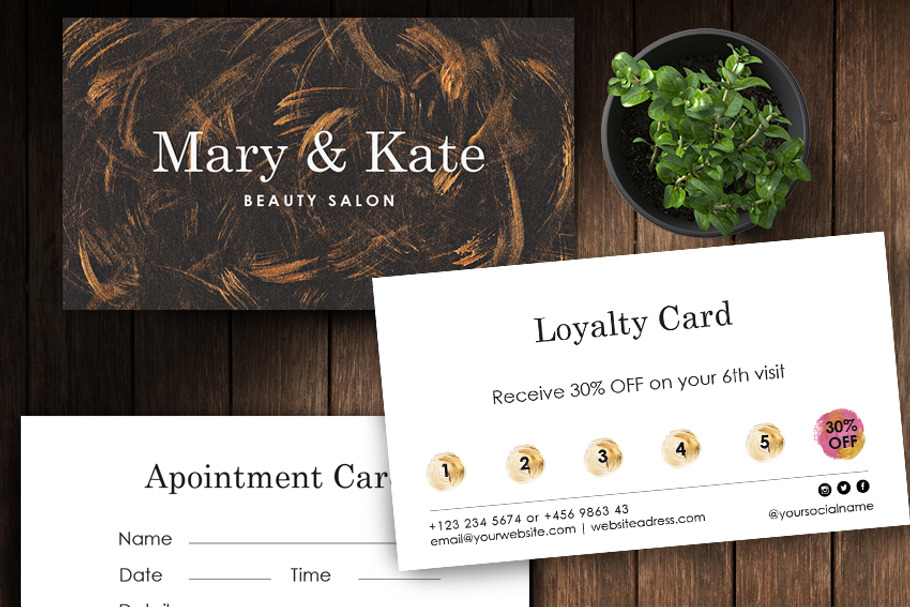Loyalty and Appointment card ID2
