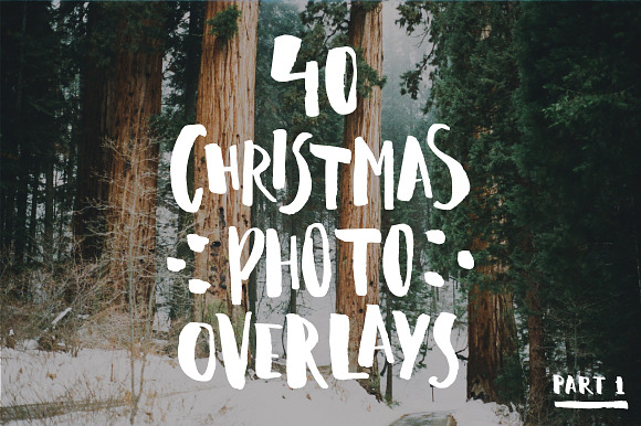 40 Christmas Photo Overlays in Illustrations - product preview 1
