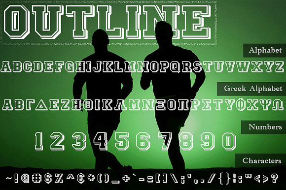 Brotherhood Greek Font Set in Greek Fonts - product preview 2