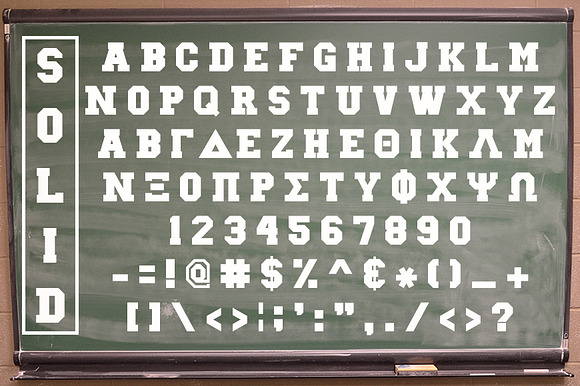 Collegiate Greek Font Set in Greek Fonts - product preview 1