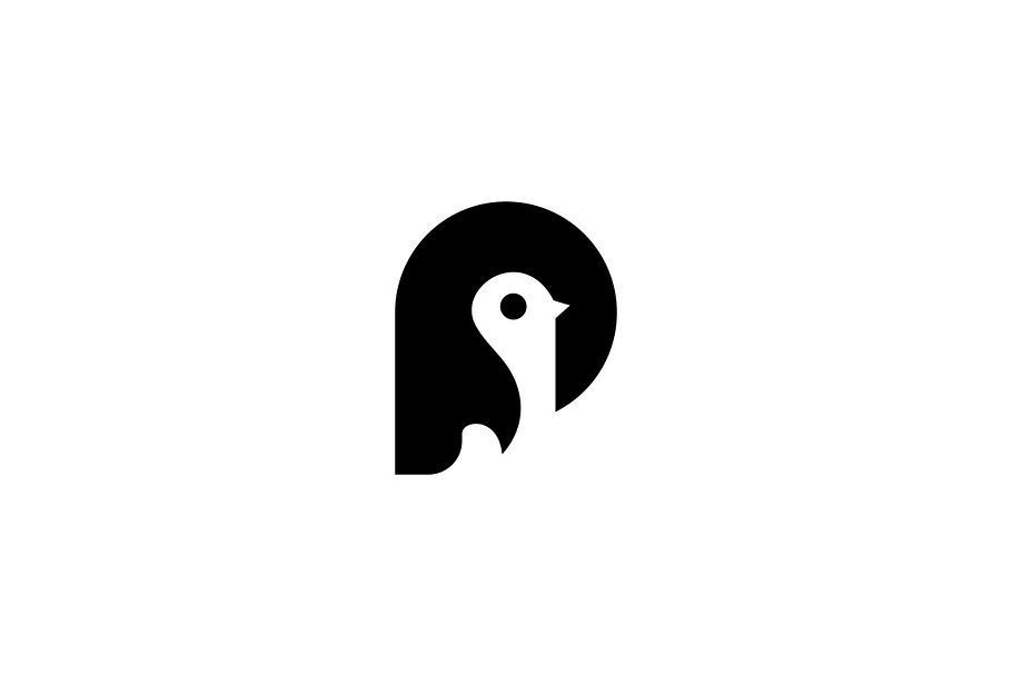 (P)enguin Logo Template in Logo Templates - product preview 8