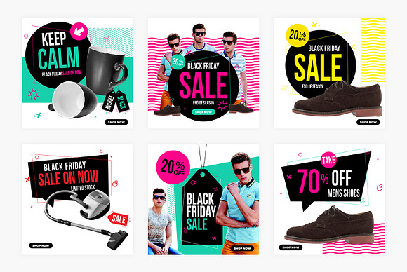 Black Friday Social Media Templates in Instagram Templates - product preview 2