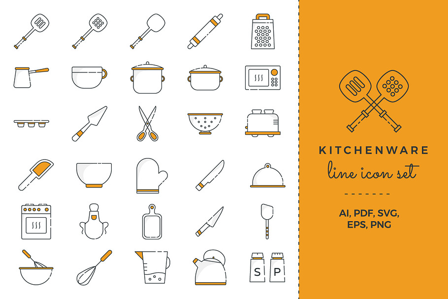 Cooking & Baking Icon Set