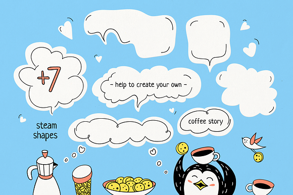 EVERY EARLY BIRD NEEDS COFFEE Vol.1 in Illustrations - product preview 4