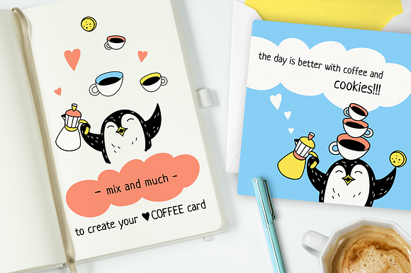EVERY EARLY BIRD NEEDS COFFEE Vol.1 in Illustrations - product preview 6