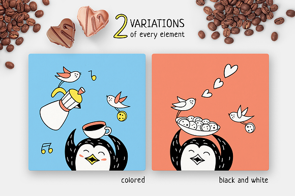 EVERY EARLY BIRD NEEDS COFFEE Vol.1 in Illustrations - product preview 7