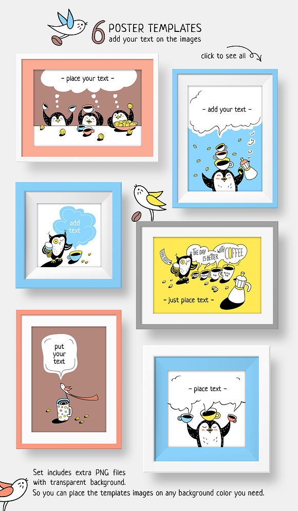 EVERY EARLY BIRD NEEDS COFFEE Vol.1 in Illustrations - product preview 9