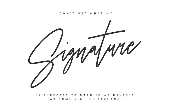 Otentic Signature in Signature Fonts - product preview 3