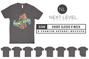 Next Level 3200 Short Sleeve V-Neck