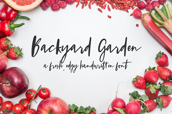 Backyard Garden Script Font
