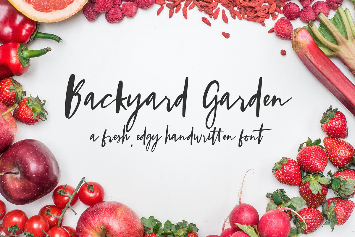 Backyard Garden Script Font in Script Fonts - product preview 8