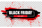 Black friday sale. Black web banner