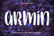 Armin - Handwritten Brush Font