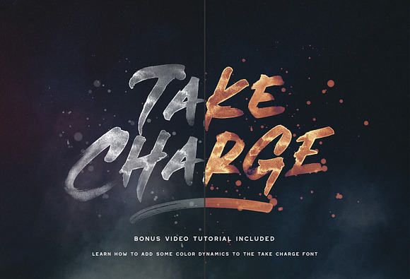 Take Charge - OpenType SVG Font in Professional Fonts - product preview 5