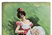 burlesque woman, 1900