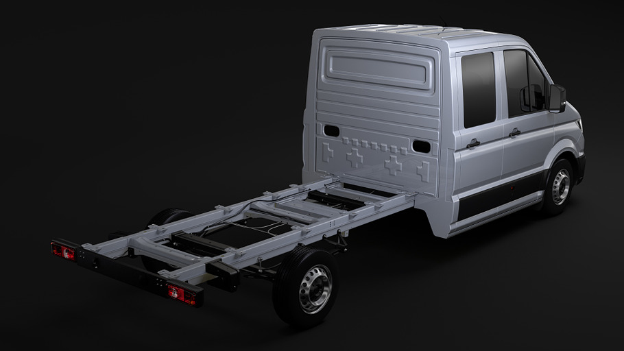 WV Crafter Chassi DoubleCab L2 2017 in Vehicles - product preview 14