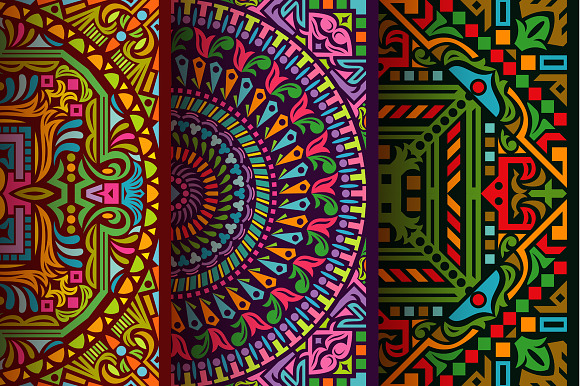 Colorful Mandala Abstract Geometric in Patterns - product preview 2