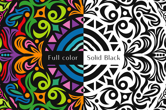 Colorful Mandala Abstract Geometric in Patterns - product preview 4