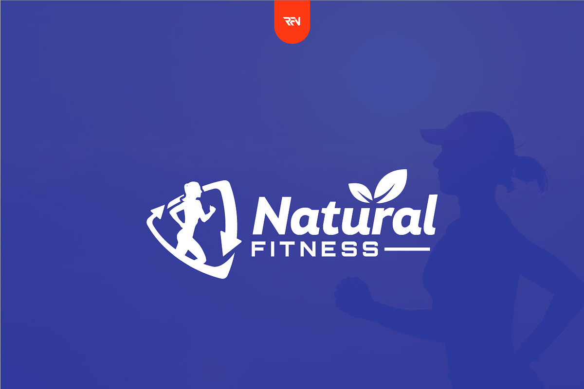 Natural Fitness Logo in Logo Templates - product preview 8