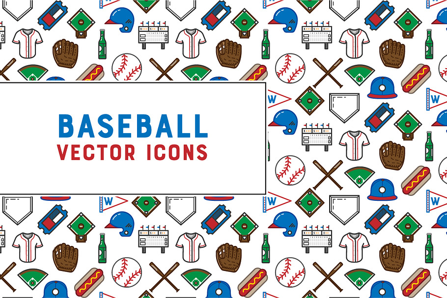 Baseball Vector Icon Set in Sports Icons - product preview 8