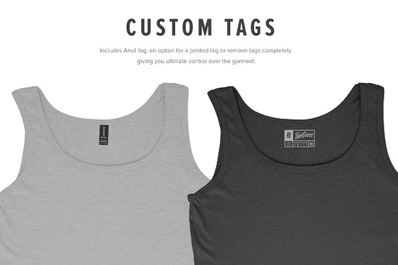 Anvil 882L Women's Lightweight Tank in Product Mockups - product preview 6