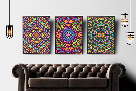 Colorful Mandala Abstract Geometric in Patterns - product preview 7