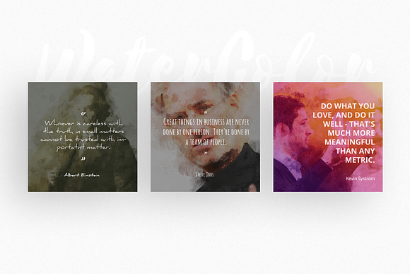 WaterColor Animated Instagram Posts in Instagram Templates - product preview 7
