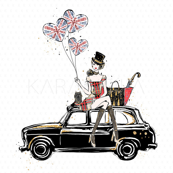 London Clipart in Illustrations - product preview 2