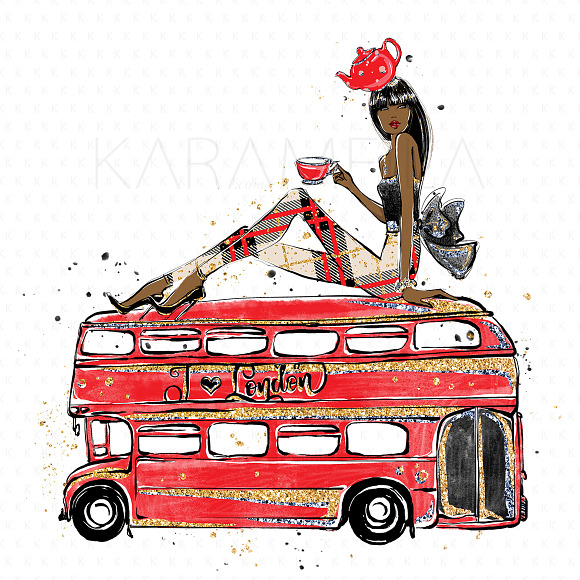London Clipart in Illustrations - product preview 3