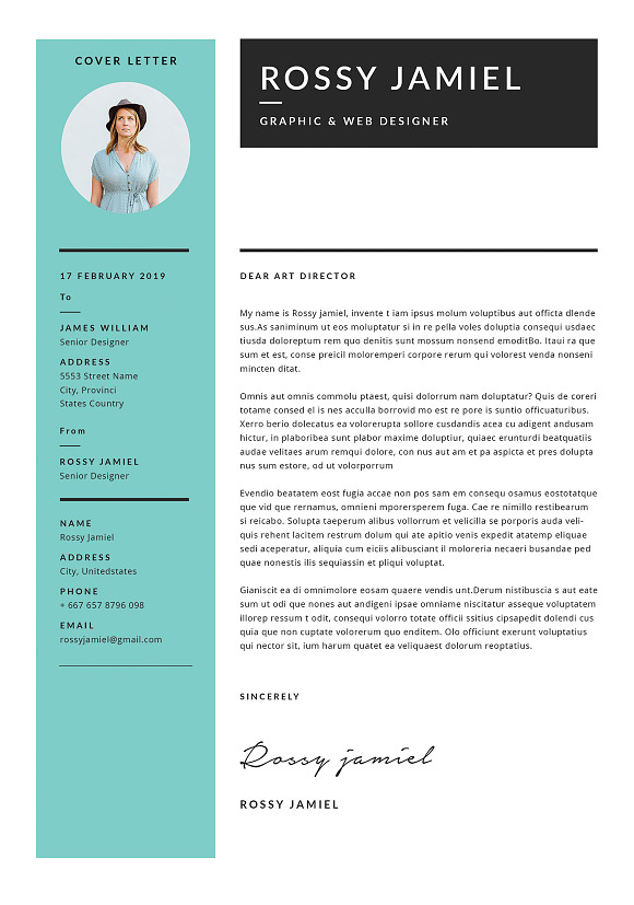 Resume/CV | Rossy in Resume Templates - product preview 5