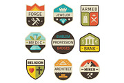 Professional emblem and badges