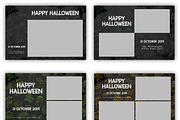 12 x Halloween Photo Booth Templates