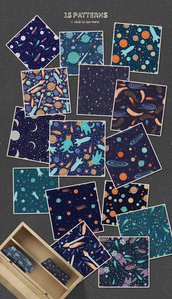 Space Dreams patterns in Patterns - product preview 1
