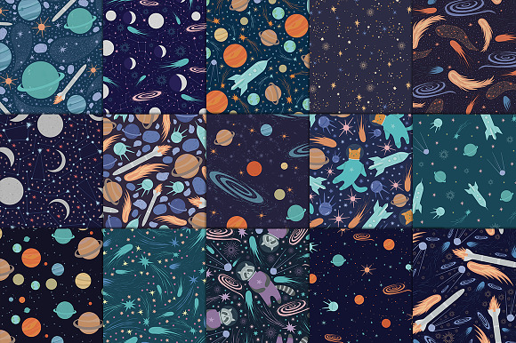 Space Dreams patterns in Patterns - product preview 2