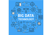 Background illustration big data