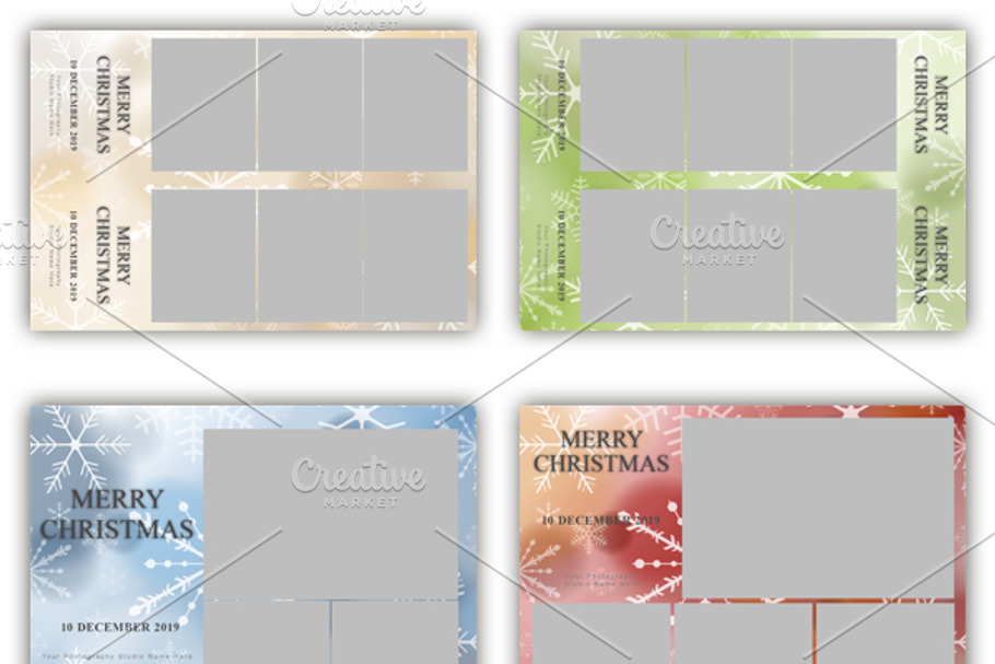 12 x Christmas Photo Booth Templates in Templates - product preview 8