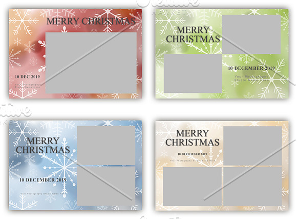 12 x Christmas Photo Booth Templates in Templates - product preview 2