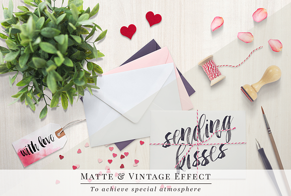 Valentines mockup - envelopes (46) in Product Mockups - product preview 3