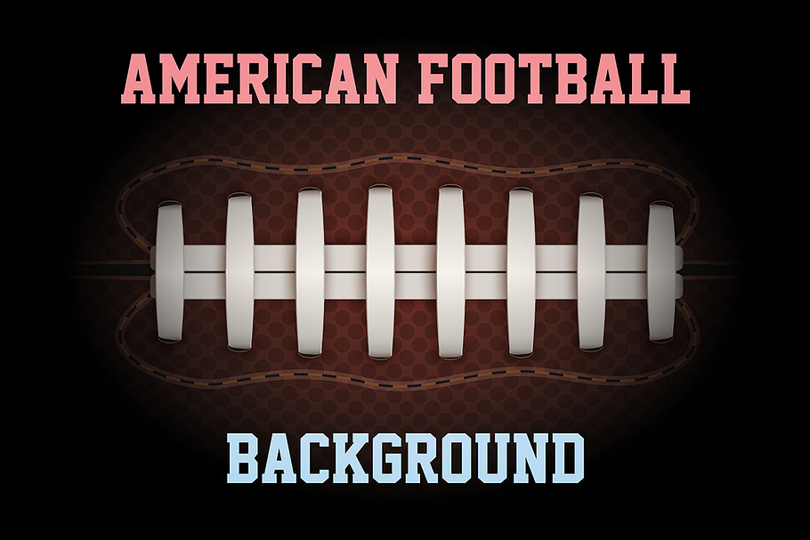 Dark Background of American Football in Illustrations - product preview 8