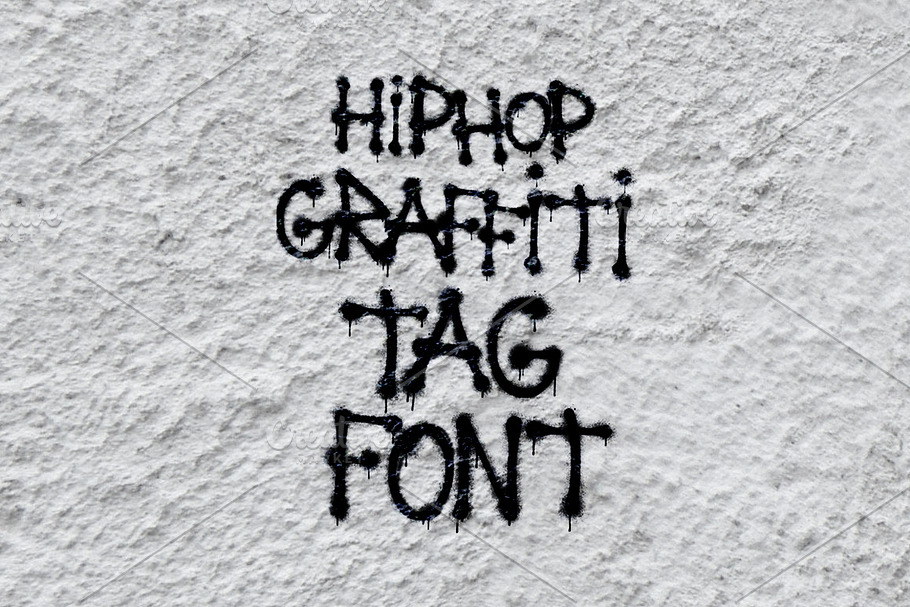 Hip Hop Graffiti Tag Spray Font in Graffiti Fonts - product preview 8