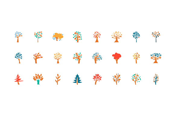 125+ Trees Colored Icons in Icons - product preview 2