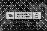 Barbershop seamless patterns