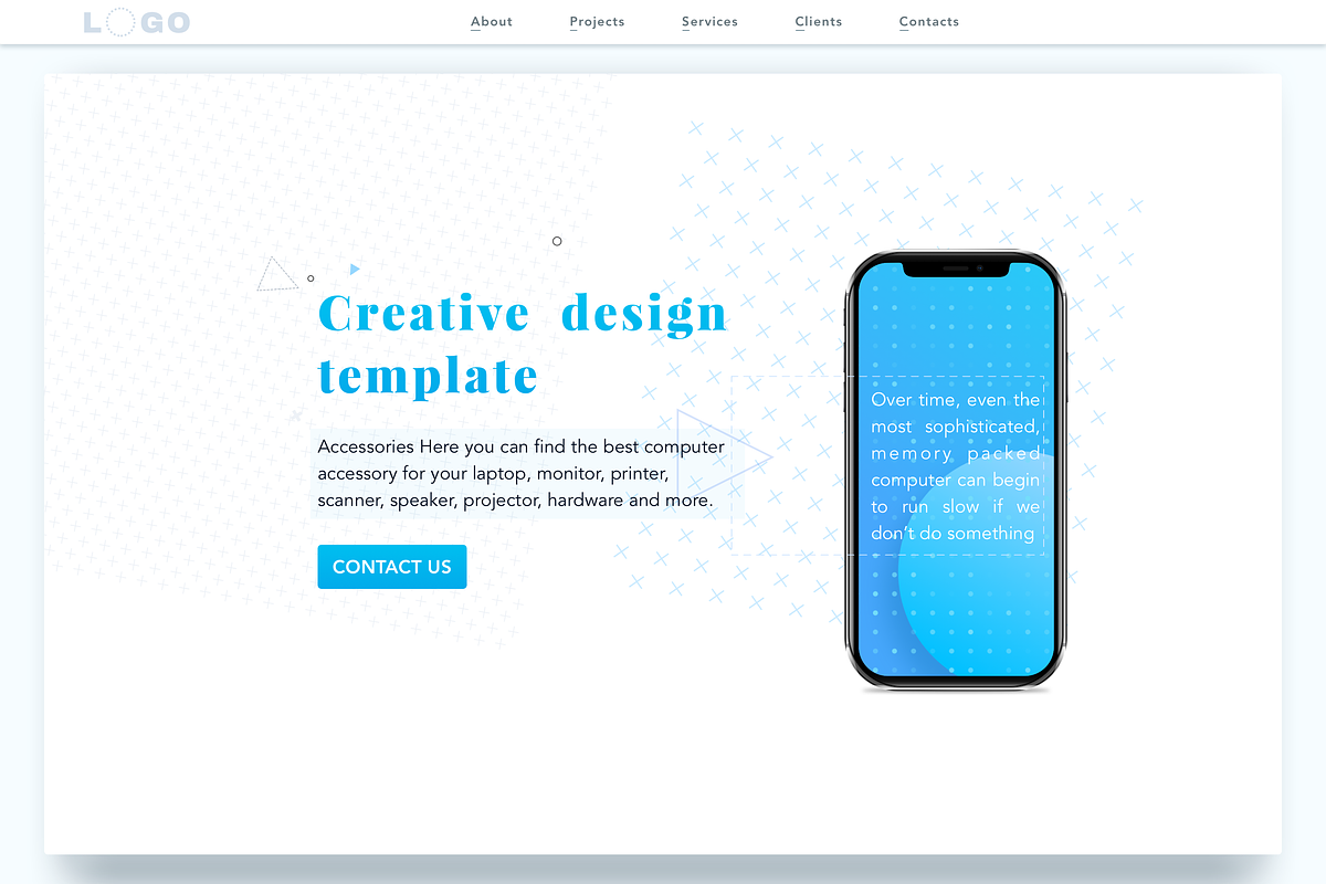 Responsive Sketch Template in Landing Page Templates - product preview 8